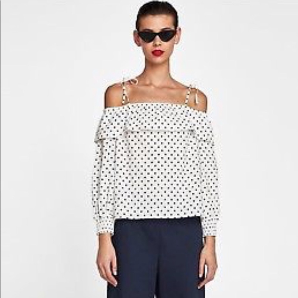 Zara Off The Shoulder Top